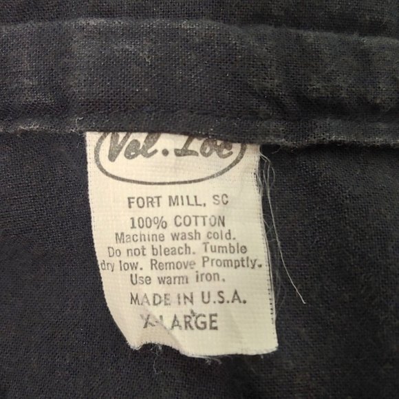 Vintage Myrtle Beach South Carolina Mens XL Camp Shirt Button Up Black Ocean USA - Picture 7 of 7